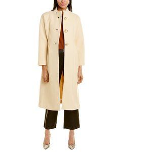Rebecca taylor wool brushed peplum coat Clearance